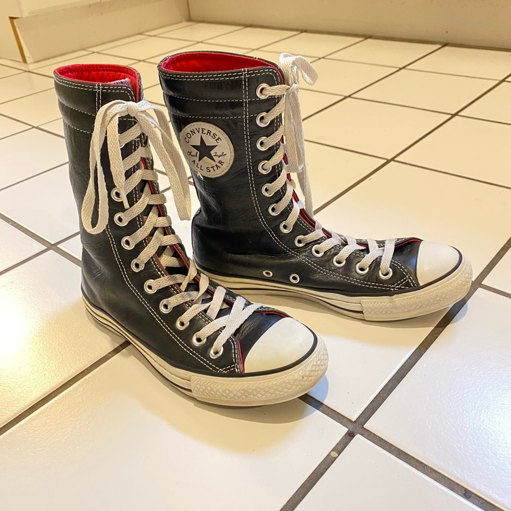 Vintage Converse 12 eyelet leather size 7 women